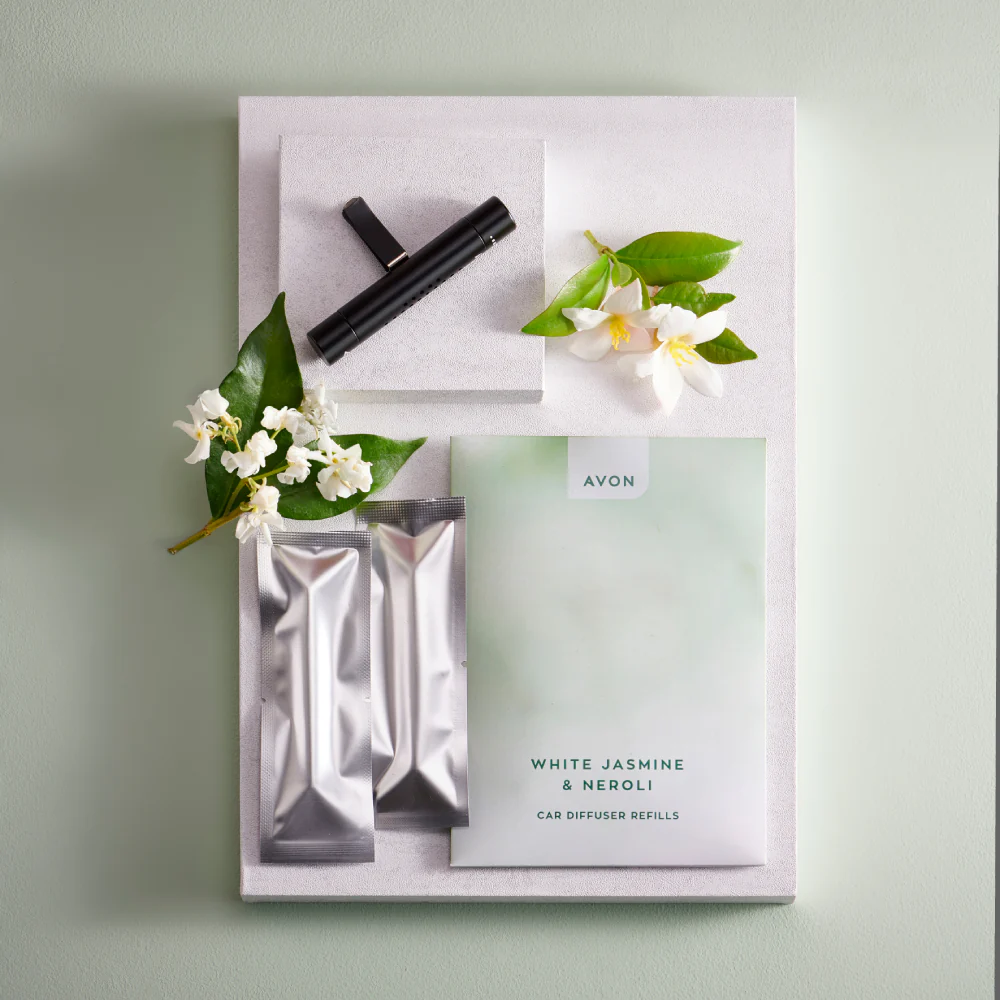 White Jasmine And Neroli Car Diffuser Refill 4 White Jasmine And Neroli Car Diffuser Refill