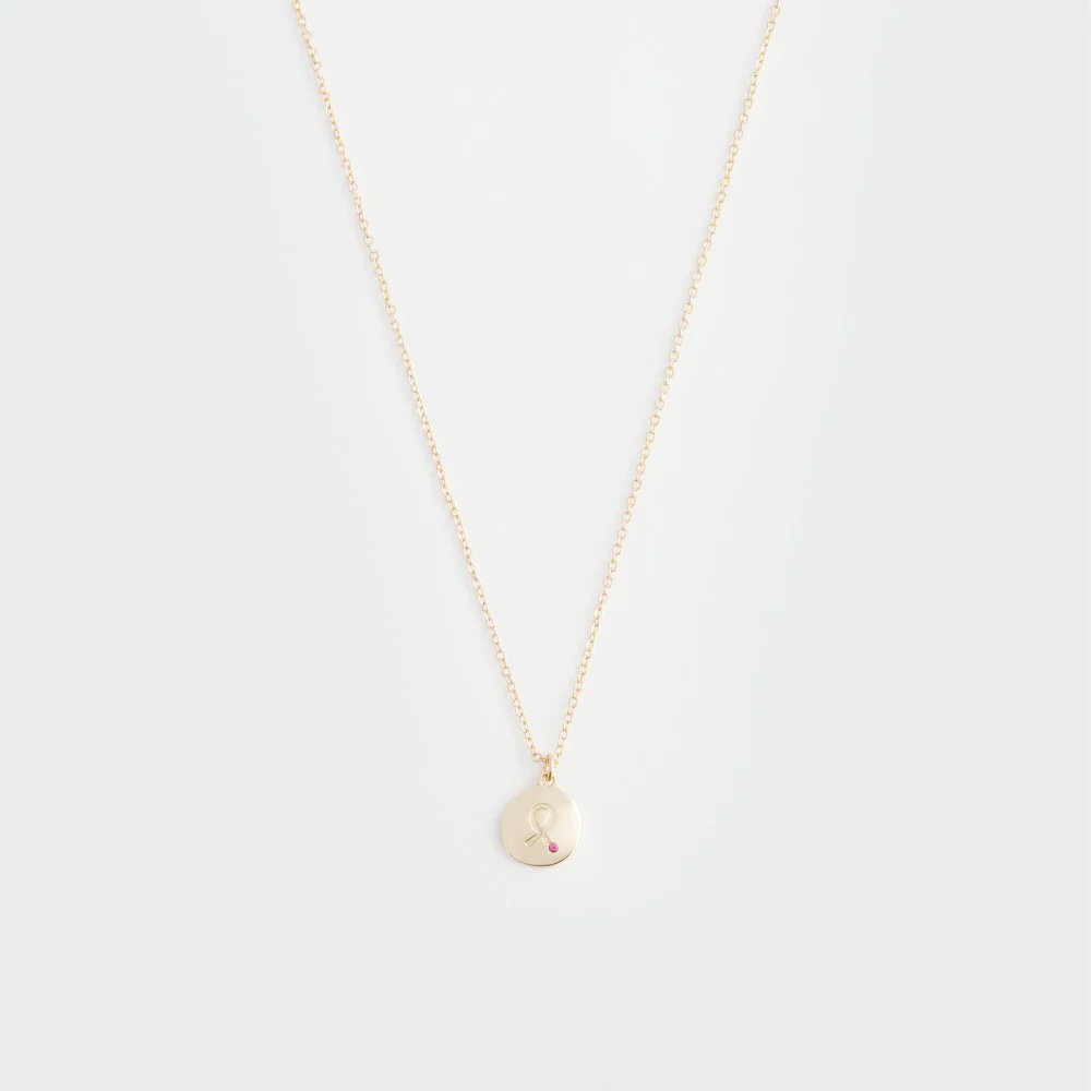 Breast Cancer Awareness Necklace 1 Breast Cancer Awareness Necklace