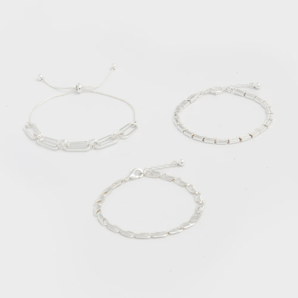 Remy 3-Piece Bracelet Set 4 Remy 3-Piece Bracelet Set