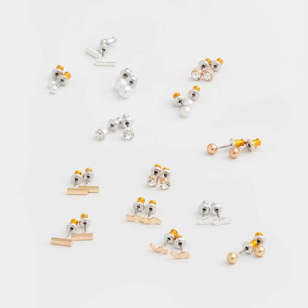 Love For Everyday 14-Piece Earrings Set 1 Love For Everyday 14-Piece Earrings Set