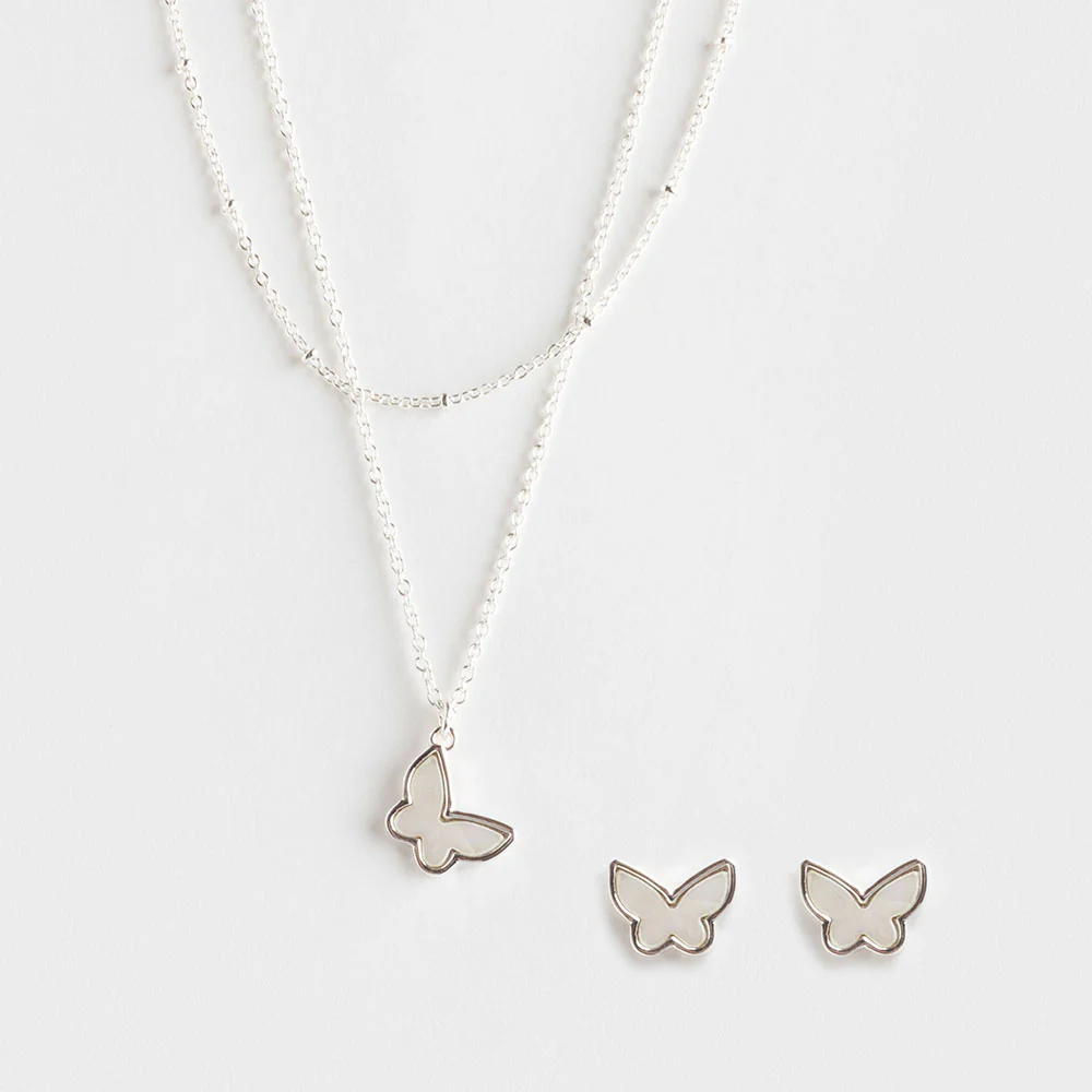 Iris 2-Piece Silver Gift Set 1 Iris 2-Piece Silver Gift Set