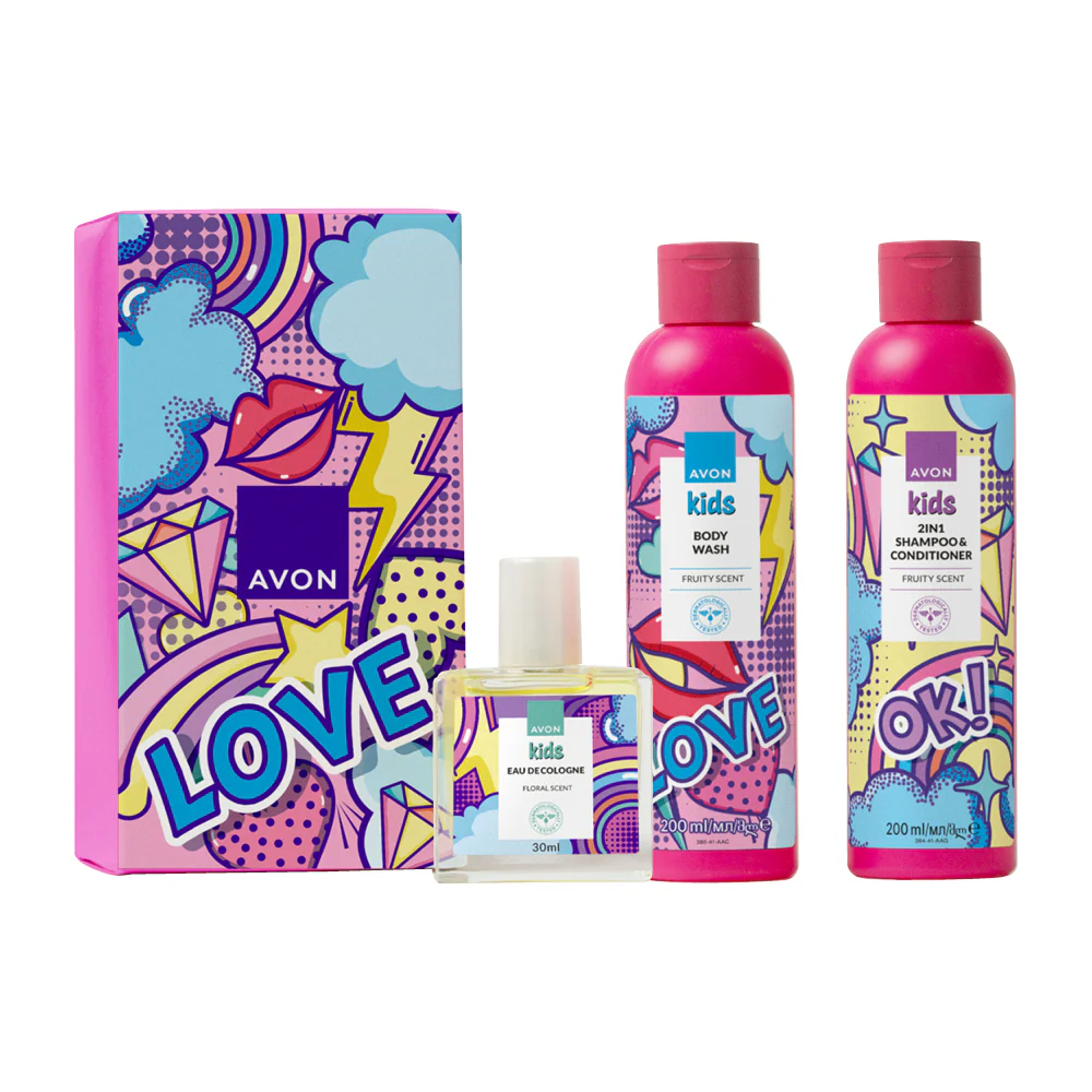 Avon Kids Girls Wash and Body Gift Set 1 Avon Kids Girls Wash and Body Gift Set