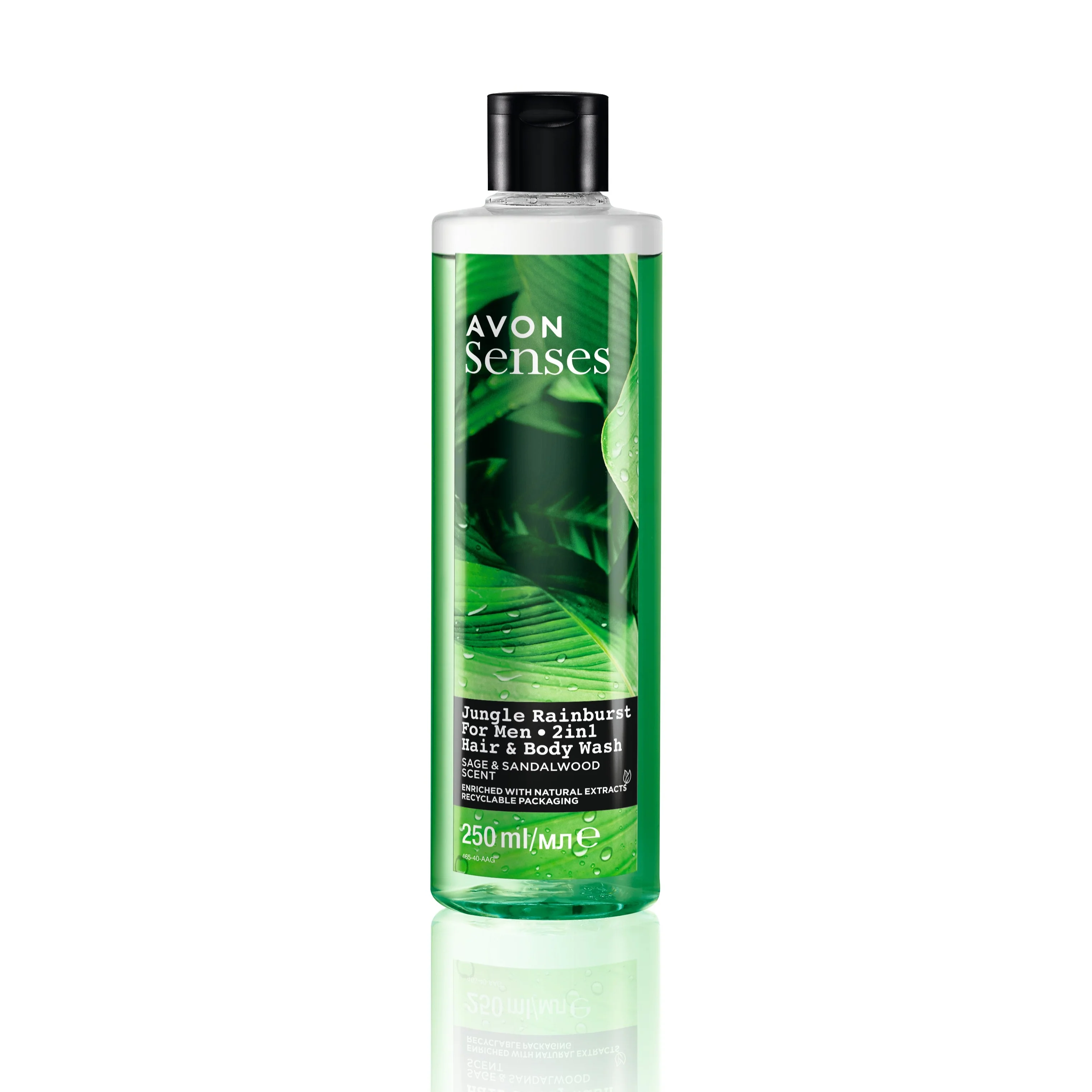 Jungle Rainburst Sage & Sandalwood Hair & Body Wash - 250ml 1 Jungle Rainburst Sage & Sandalwood Hair & Body Wash - 250ml